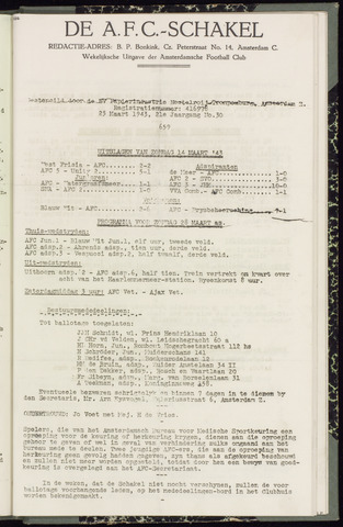 Schakels (clubbladen) 1943-03-25