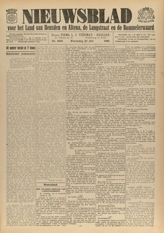 Nieuwsblad het land van Heusden en Altena de Langstraat en de Bommelerwaard 1935-07-10