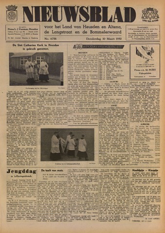 Nieuwsblad het land van Heusden en Altena de Langstraat en de Bommelerwaard 1950-03-30