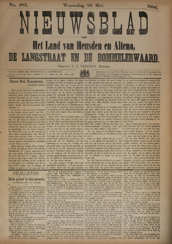 Nieuwsblad het land van Heusden en Altena de Langstraat en de Bommelerwaard 1886-05-26