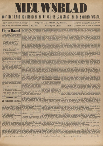 Nieuwsblad het land van Heusden en Altena de Langstraat en de Bommelerwaard 1916-03-29