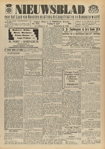Nieuwsblad het land van Heusden en Altena de Langstraat en de Bommelerwaard 1931-04-03