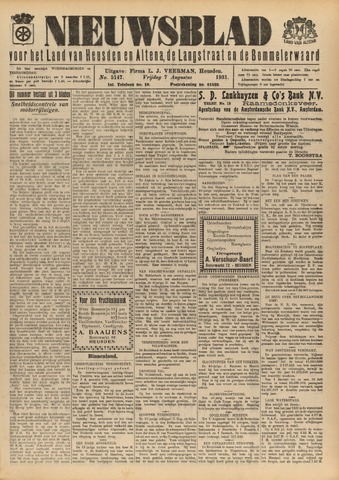 Nieuwsblad het land van Heusden en Altena de Langstraat en de Bommelerwaard 1931-08-07