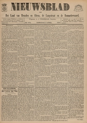 Nieuwsblad het land van Heusden en Altena de Langstraat en de Bommelerwaard 1898-04-09