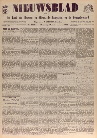 Nieuwsblad het land van Heusden en Altena de Langstraat en de Bommelerwaard 1907-06-12