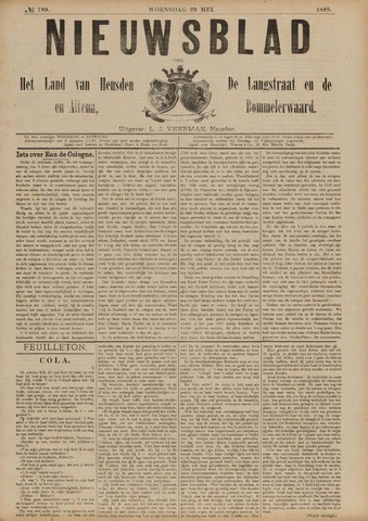 Nieuwsblad het land van Heusden en Altena de Langstraat en de Bommelerwaard 1889-05-29