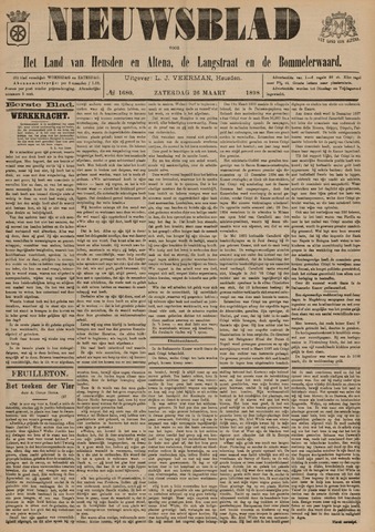 Nieuwsblad het land van Heusden en Altena de Langstraat en de Bommelerwaard 1898-03-26