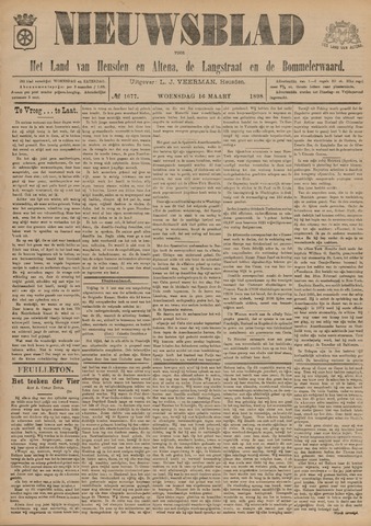 Nieuwsblad het land van Heusden en Altena de Langstraat en de Bommelerwaard 1898-03-16