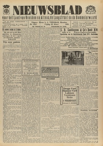 Nieuwsblad het land van Heusden en Altena de Langstraat en de Bommelerwaard 1931-03-20