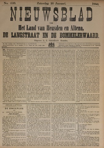 Nieuwsblad het land van Heusden en Altena de Langstraat en de Bommelerwaard 1886-01-16