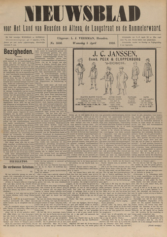 Nieuwsblad het land van Heusden en Altena de Langstraat en de Bommelerwaard 1916-04-05