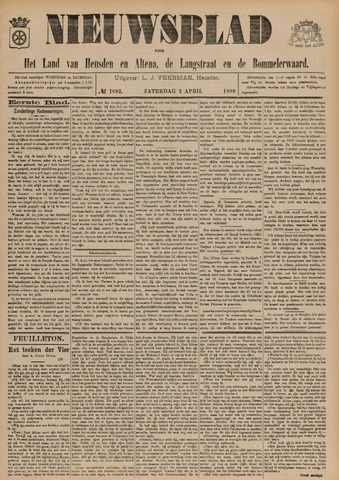 Nieuwsblad het land van Heusden en Altena de Langstraat en de Bommelerwaard 1898-04-02