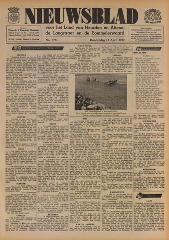 Nieuwsblad het land van Heusden en Altena de Langstraat en de Bommelerwaard 1950-04-13