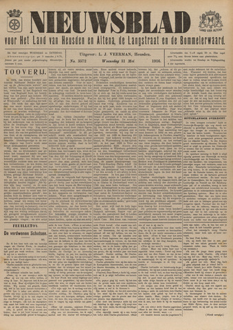 Nieuwsblad het land van Heusden en Altena de Langstraat en de Bommelerwaard 1916-05-31
