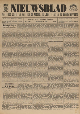 Nieuwsblad het land van Heusden en Altena de Langstraat en de Bommelerwaard 1916-06-28