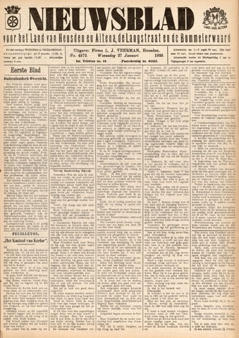 Nieuwsblad het land van Heusden en Altena de Langstraat en de Bommelerwaard 1926-01-27
