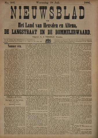 Nieuwsblad het land van Heusden en Altena de Langstraat en de Bommelerwaard 1886-07-28