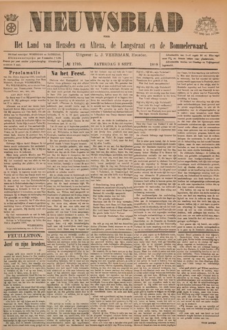 Nieuwsblad het land van Heusden en Altena de Langstraat en de Bommelerwaard 1898-09-03