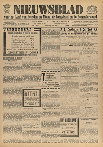 Nieuwsblad het land van Heusden en Altena de Langstraat en de Bommelerwaard 1933-05-19