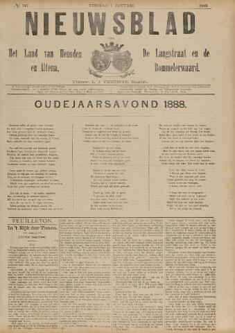 Nieuwsblad het land van Heusden en Altena de Langstraat en de Bommelerwaard 1889