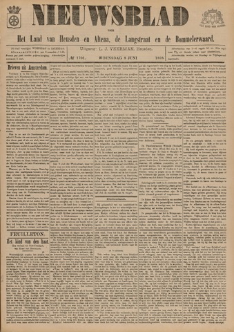 Nieuwsblad het land van Heusden en Altena de Langstraat en de Bommelerwaard 1898-06-08