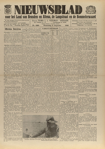 Nieuwsblad het land van Heusden en Altena de Langstraat en de Bommelerwaard 1942-08-05