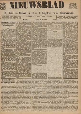 Nieuwsblad het land van Heusden en Altena de Langstraat en de Bommelerwaard 1899-10-14