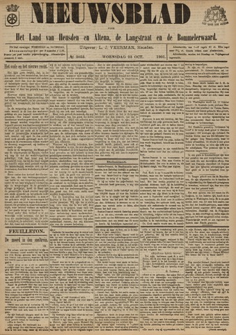 Nieuwsblad het land van Heusden en Altena de Langstraat en de Bommelerwaard 1901-10-23