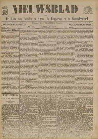 Nieuwsblad het land van Heusden en Altena de Langstraat en de Bommelerwaard 1898-10-08