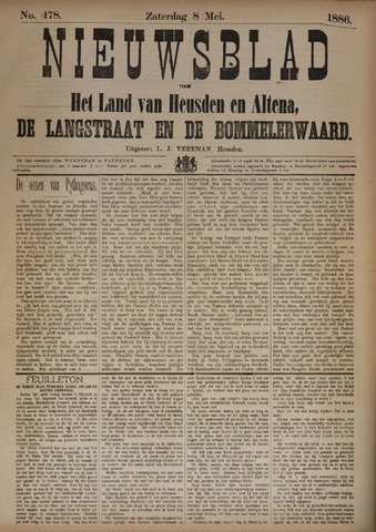 Nieuwsblad het land van Heusden en Altena de Langstraat en de Bommelerwaard 1886-05-08