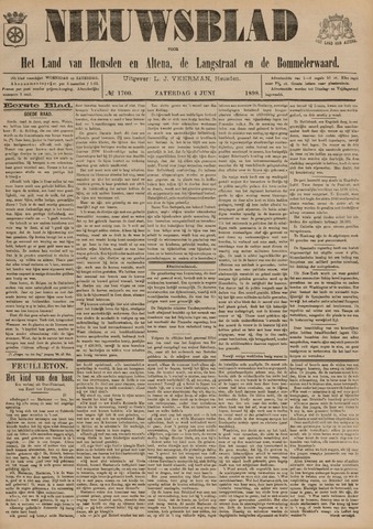 Nieuwsblad het land van Heusden en Altena de Langstraat en de Bommelerwaard 1898-06-04