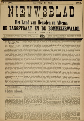 Nieuwsblad het land van Heusden en Altena de Langstraat en de Bommelerwaard 1884-07-12