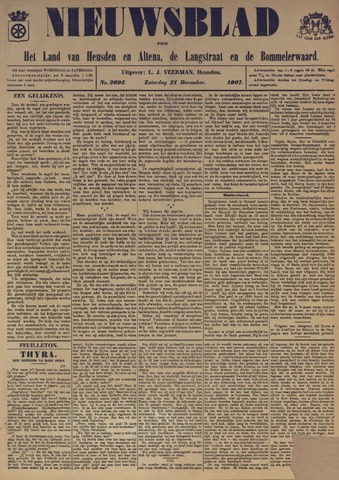 Nieuwsblad het land van Heusden en Altena de Langstraat en de Bommelerwaard 1907-12-21