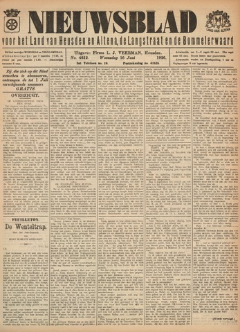 Nieuwsblad het land van Heusden en Altena de Langstraat en de Bommelerwaard 1926-06-16