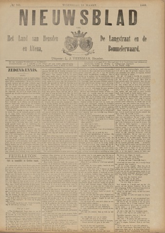 Nieuwsblad het land van Heusden en Altena de Langstraat en de Bommelerwaard 1889-03-13