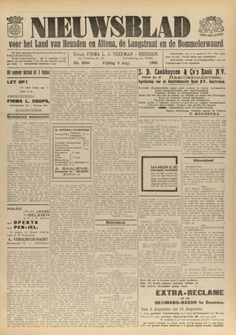 Nieuwsblad het land van Heusden en Altena de Langstraat en de Bommelerwaard 1935-08-02