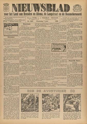 Nieuwsblad het land van Heusden en Altena de Langstraat en de Bommelerwaard 1933-06-07