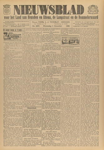 Nieuwsblad het land van Heusden en Altena de Langstraat en de Bommelerwaard 1933-11-01