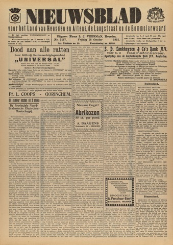 Nieuwsblad het land van Heusden en Altena de Langstraat en de Bommelerwaard 1931-10-16