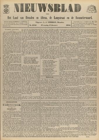 Nieuwsblad het land van Heusden en Altena de Langstraat en de Bommelerwaard 1912