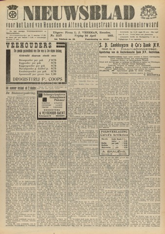 Nieuwsblad het land van Heusden en Altena de Langstraat en de Bommelerwaard 1931-04-24