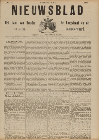 Nieuwsblad het land van Heusden en Altena de Langstraat en de Bommelerwaard 1889-05-08