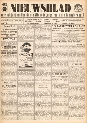 Nieuwsblad het land van Heusden en Altena de Langstraat en de Bommelerwaard 1926-09-17