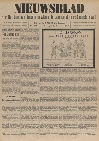 Nieuwsblad het land van Heusden en Altena de Langstraat en de Bommelerwaard 1916-04-08