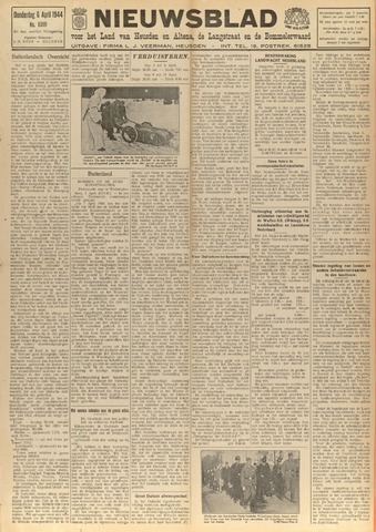 Nieuwsblad het land van Heusden en Altena de Langstraat en de Bommelerwaard 1944-04-06