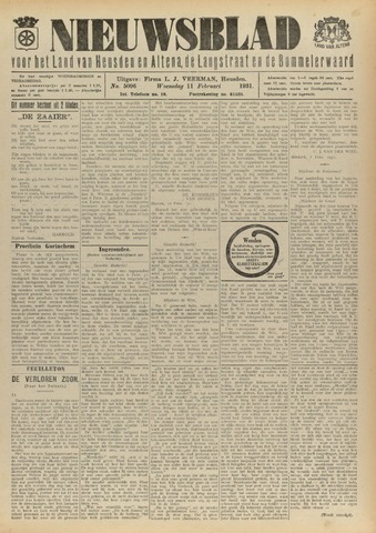 Nieuwsblad het land van Heusden en Altena de Langstraat en de Bommelerwaard 1931-02-11