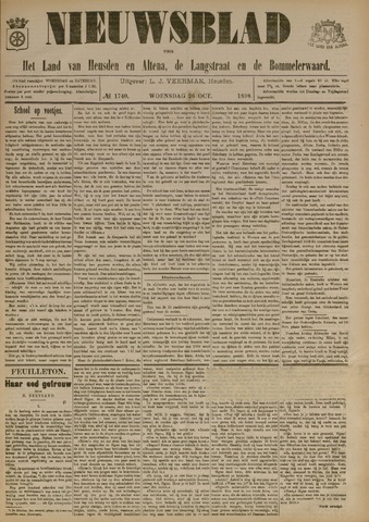 Nieuwsblad het land van Heusden en Altena de Langstraat en de Bommelerwaard 1898-10-26