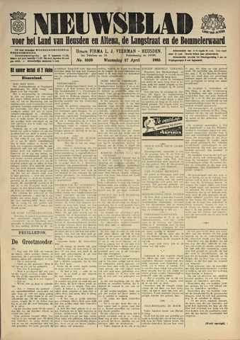 Nieuwsblad het land van Heusden en Altena de Langstraat en de Bommelerwaard 1935-04-17