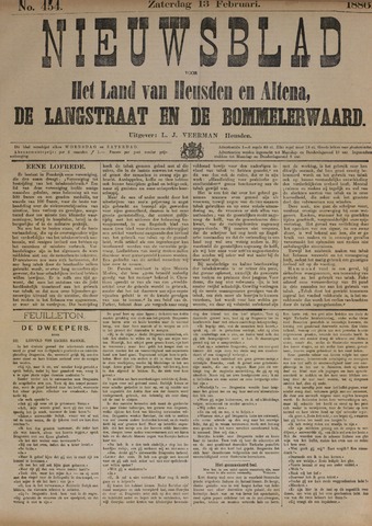 Nieuwsblad het land van Heusden en Altena de Langstraat en de Bommelerwaard 1886-02-13