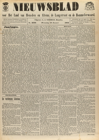Nieuwsblad het land van Heusden en Altena de Langstraat en de Bommelerwaard 1916-01-12